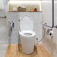 Vista 4 de 16 piezas de 4x8 pulgadas de azulejos de salpicaduras para pelar y pegar para cocina, baño, RV, engrosados con capa intermedia de espuma, gris