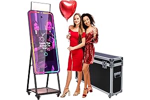 Selfie Photo Booth Machine: Capture Memorable Moments with 32-Inch Touchscreen