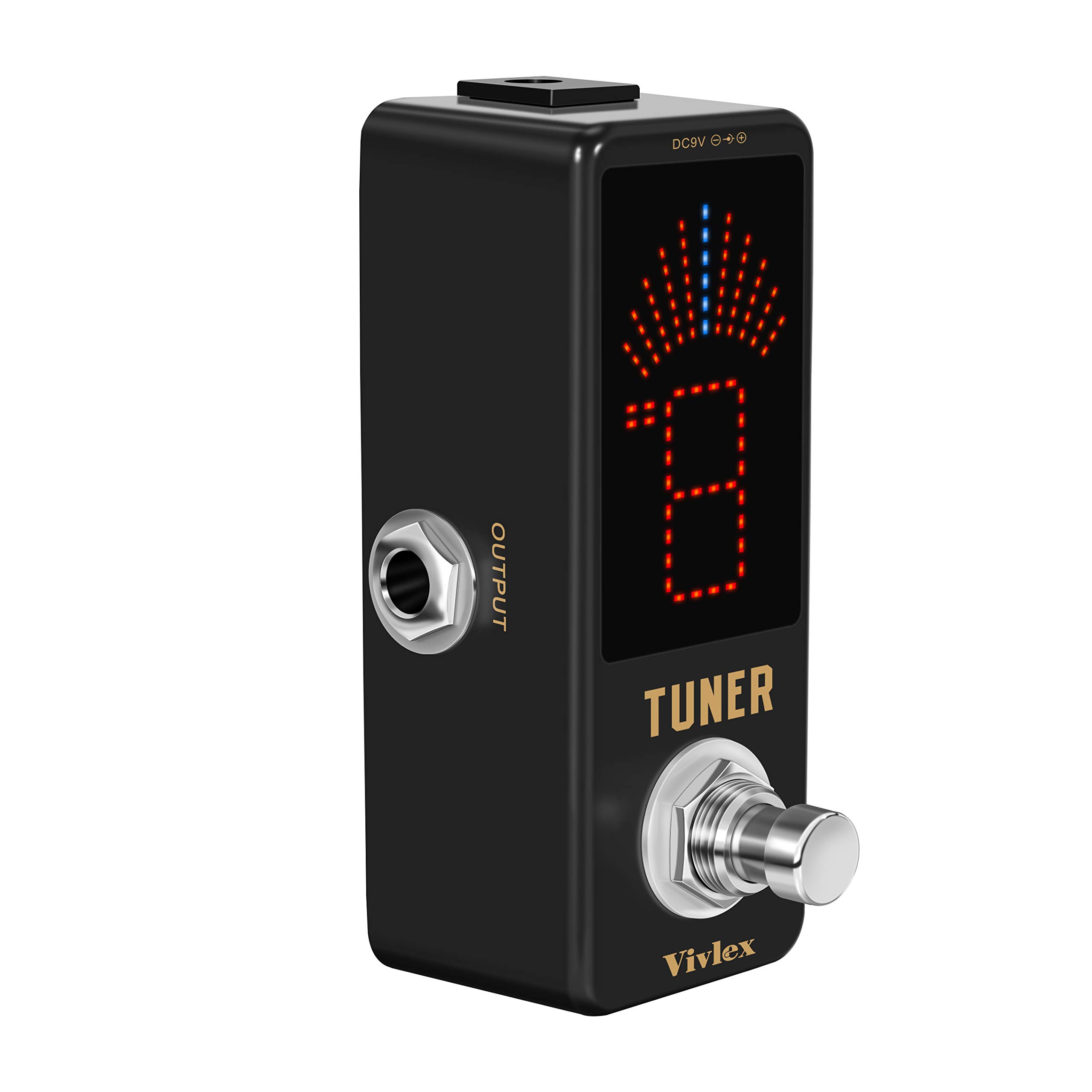 Amuzik Looper Pédale pour guitare électrique Loop Station Pédale illimité Overdubs 10 minutes de boucle, 1/2 de temps et inverse, carte SD intégrée pour mémoire avec 3 modes mini taille
