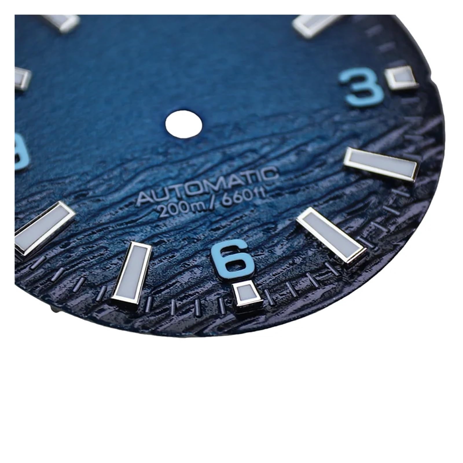 Montre de plongée Style Sea 28.5mm, 1 pièce, 3 ou 0,8 Couronne, Cadran for Seik Nh35, Mouvement Skx007 Mods avec C3 Bgw9 Lumineux(2)