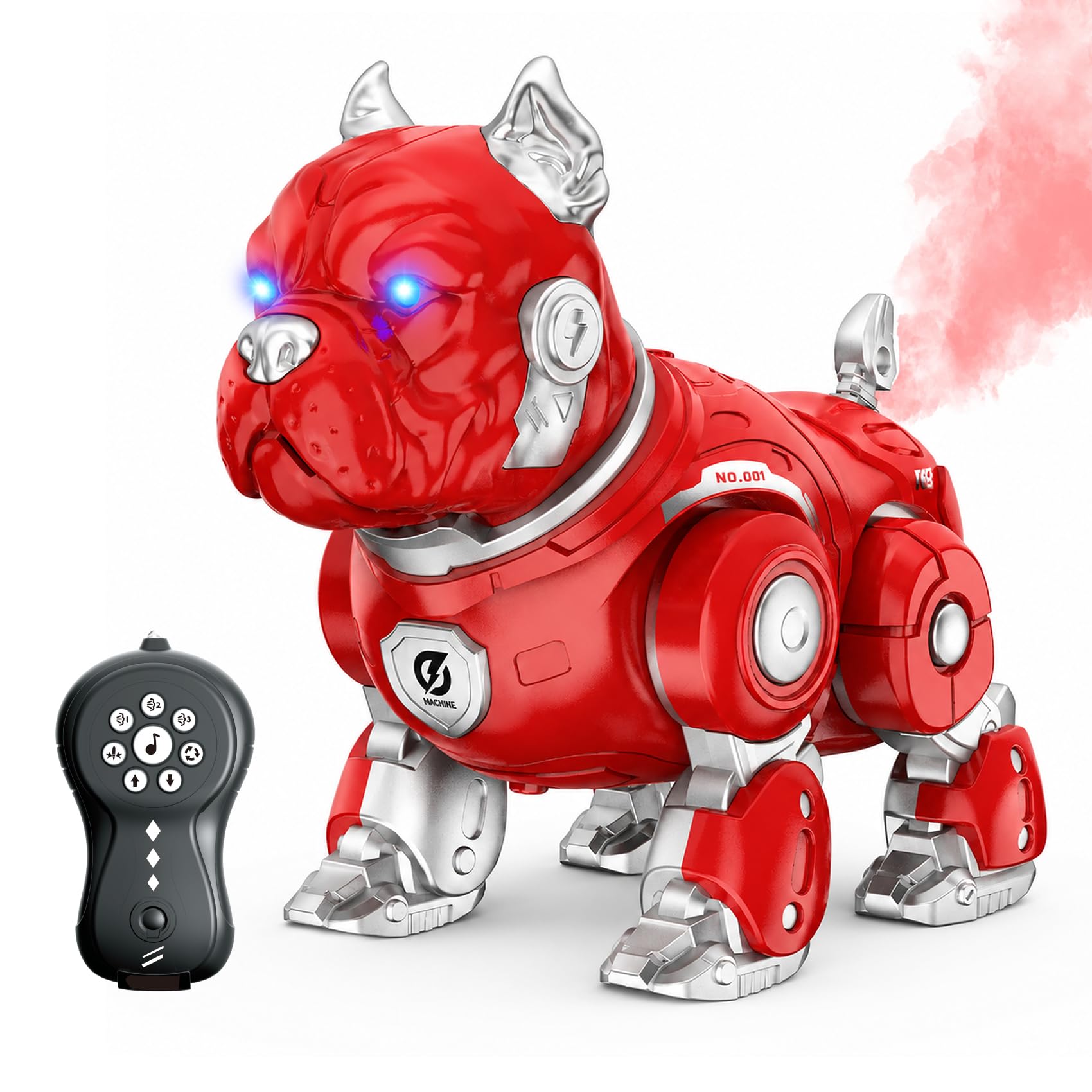 Photo 1 of GAIETYDIY Robotic Bulldog RC Toy, Red
