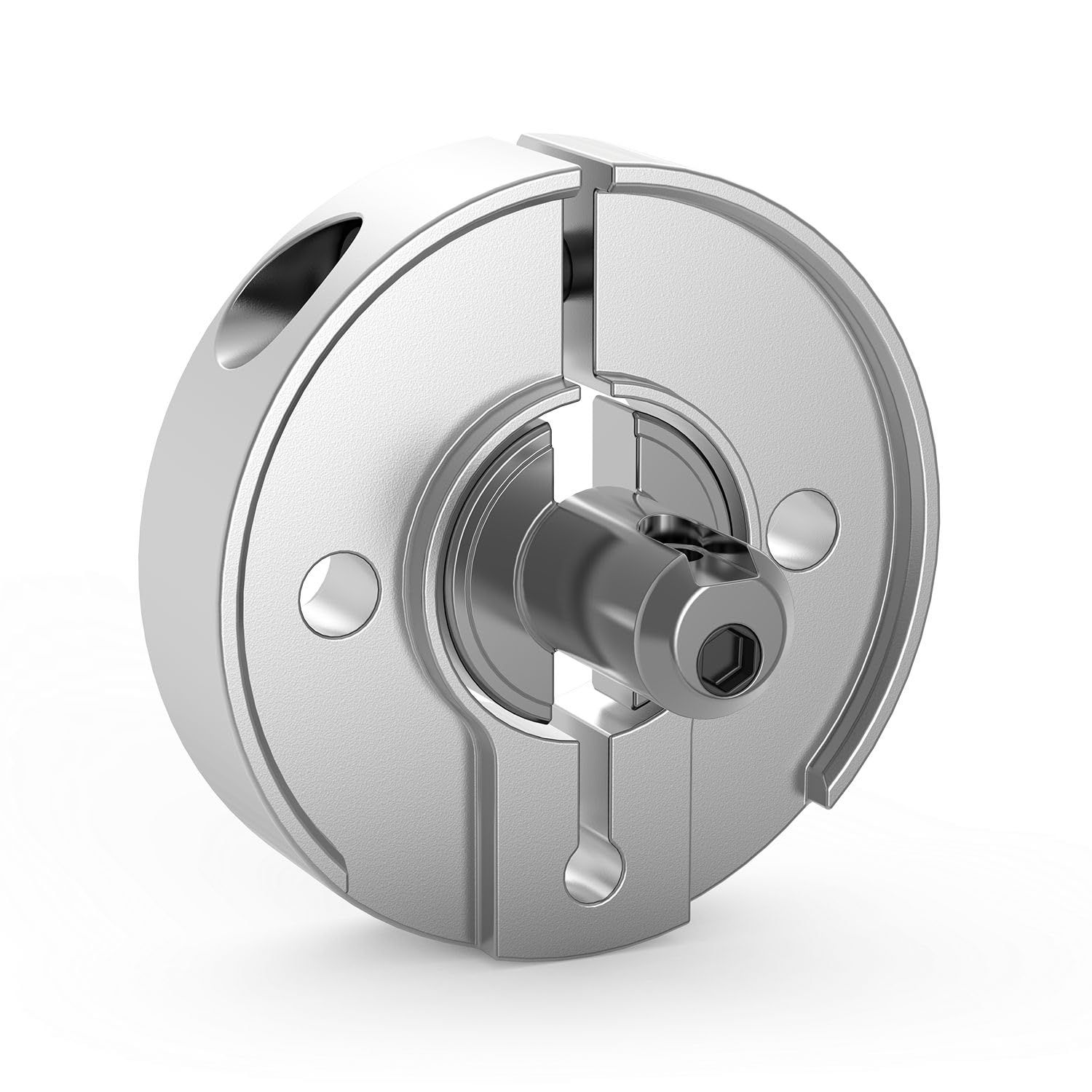 tedee /GERDA Adaptador para cilindros existentes, accesorios para cerradura de puerta inteligente Tedee, para montaje en cerradura de cilindro privada y llave en plata
