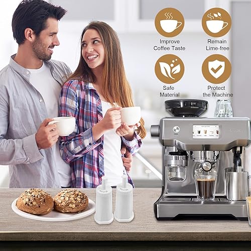 Miniatura 5 de Filtros de agua compatibles con Breville Barista Express BES870 Touch BES880 Pro BES878 Oracle BES990 BES980 BES920 de repuesto para máquina de