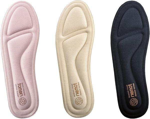riemot Comfort Shoe Insoles for Men and Women, Memory Foam Insoles with Superb Shock Absorption and Cushioning EU 36-47 - 4
