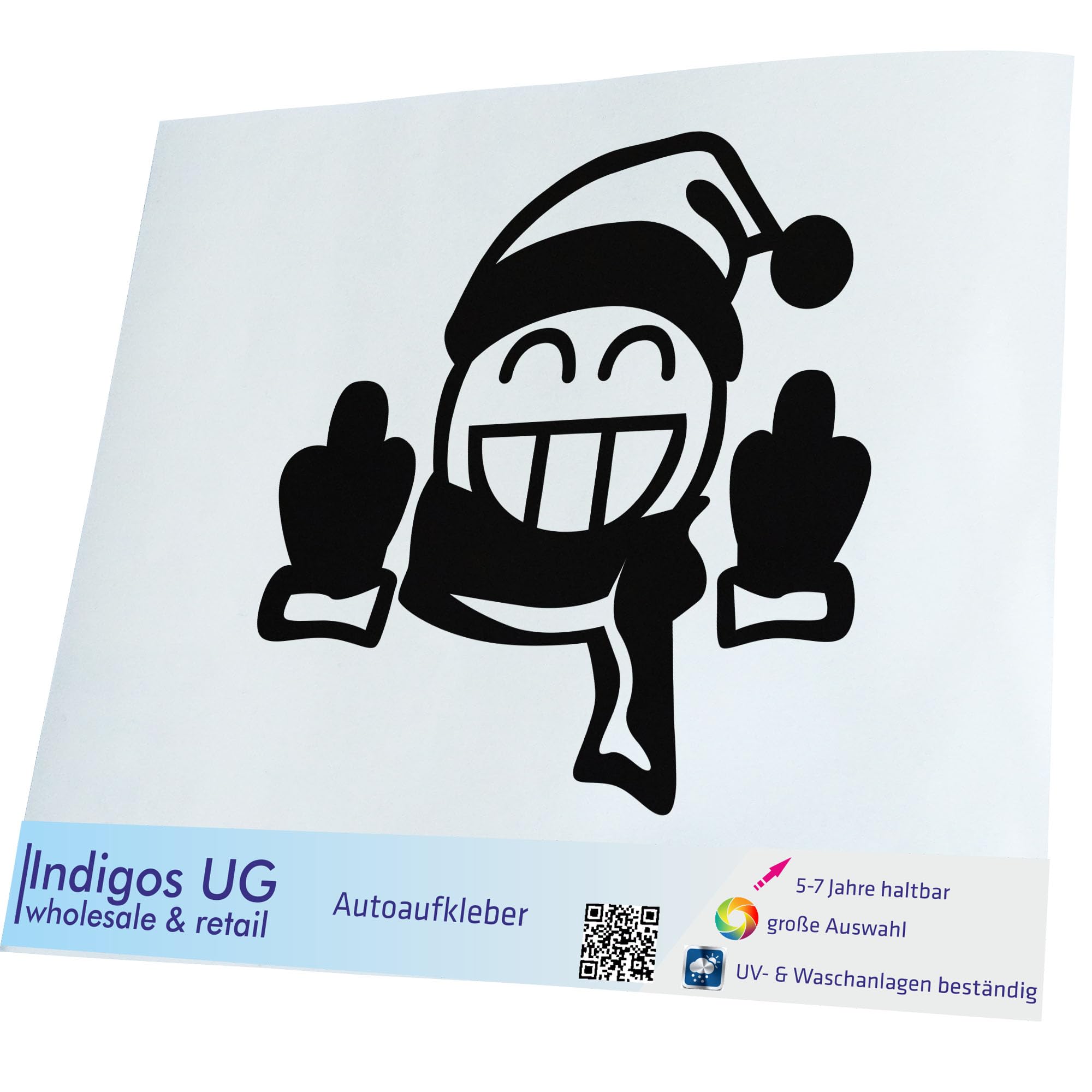 INDIGOS UG adesivo adesivo per auto JDM die cut car 200x147 mm 42.195 barile rosso lunotto posteriore adesivo per lunotto posteriore adesivo tuning