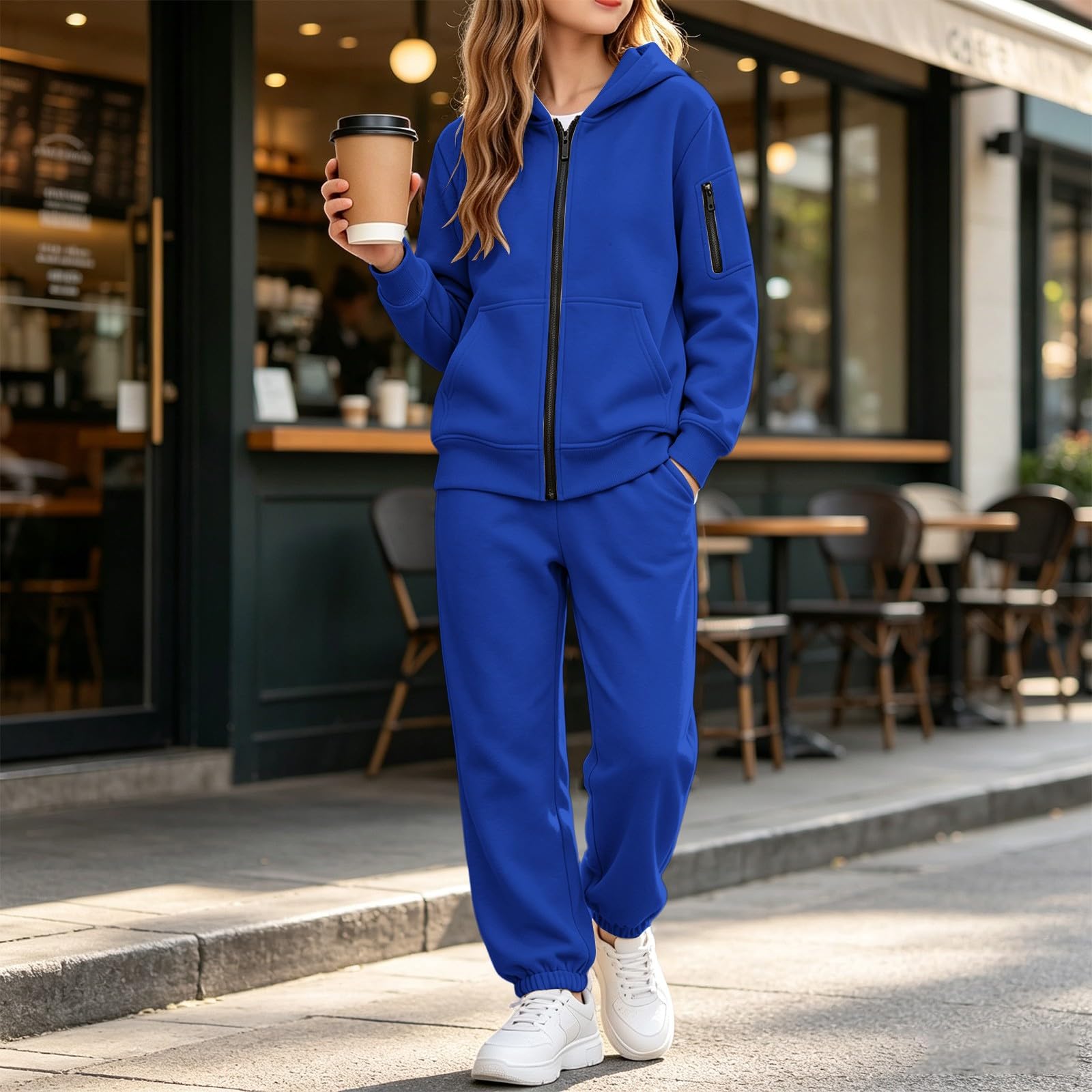 Turnkleidung Mädchen Schwarz,Zweiteiler Mädchen 158 Babybekleidung | Tracksuit Rock Sweatshirt Kleidungsset Sportanzug Sporthose Babybekleidung Zweiteiler Outfits Sweatshirt