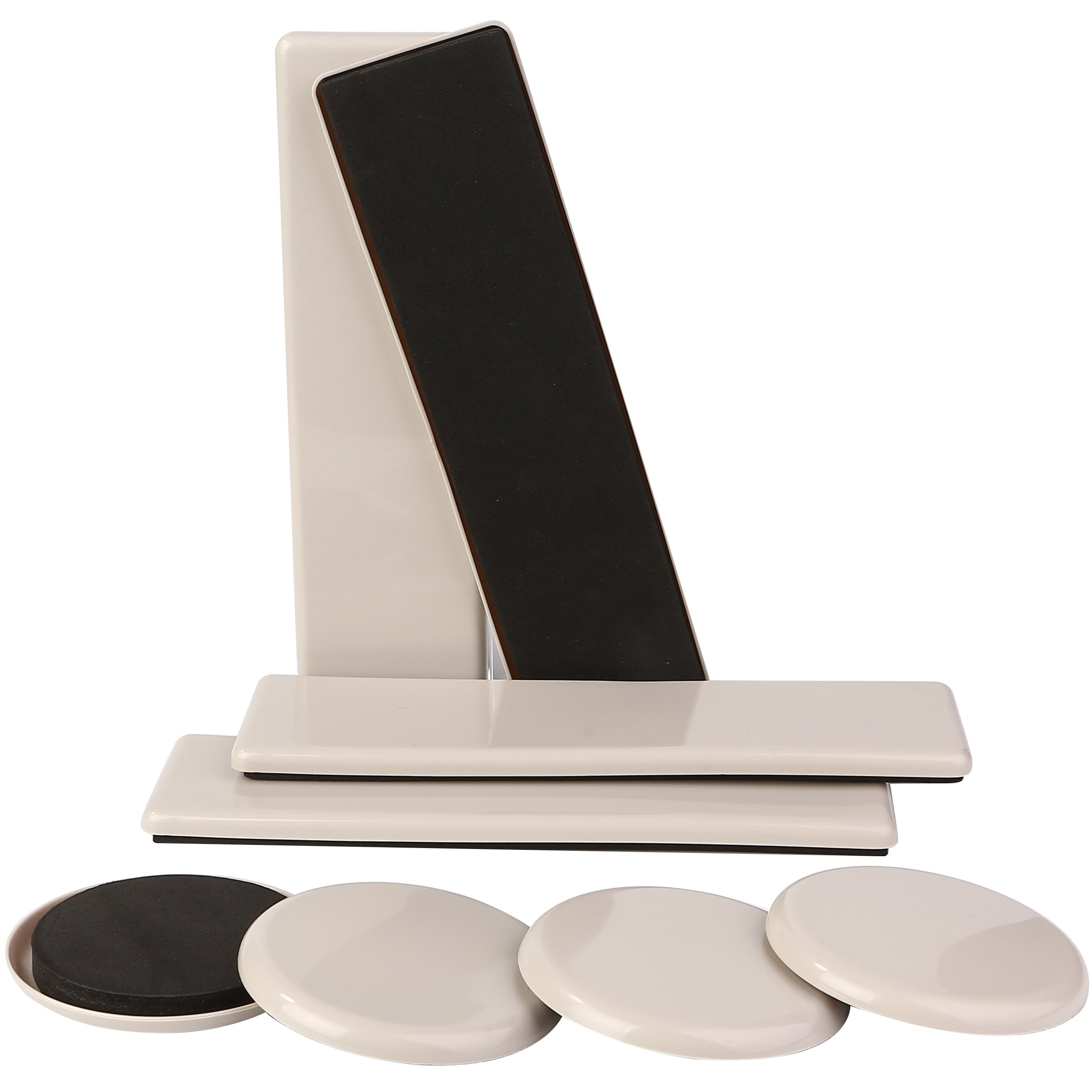 8-Pack Reusable Furniture Slider for Carpet, 4-Pack 9" X 2.5" Furniture Movers Plus 4 Pack- 3.5" Furniture Sliders,Furniture Mover Glider,Glides,EZHOUSE Premium Furniture Moving Slider (for Carpet)