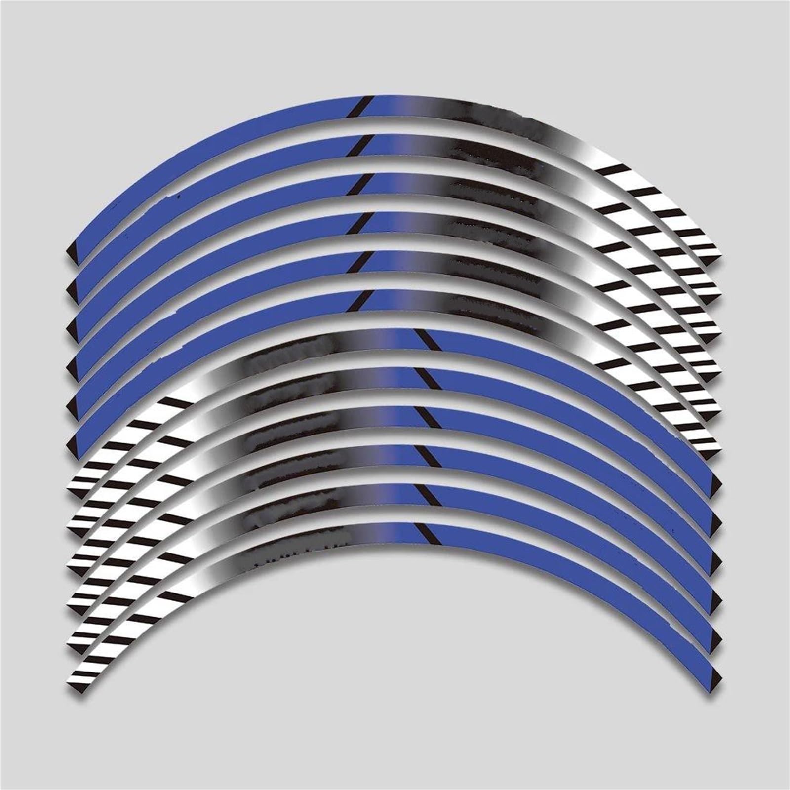 Motorcycle Wheel Stickers Reflective Rim Motorbike Decals for BMW G310GS G310gs G310 GS G 310(Color1)