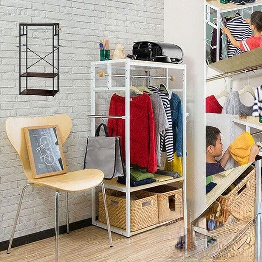 Amazon.co.jp: ハンガーラック 子供 キッズハンガーラック 子供用  