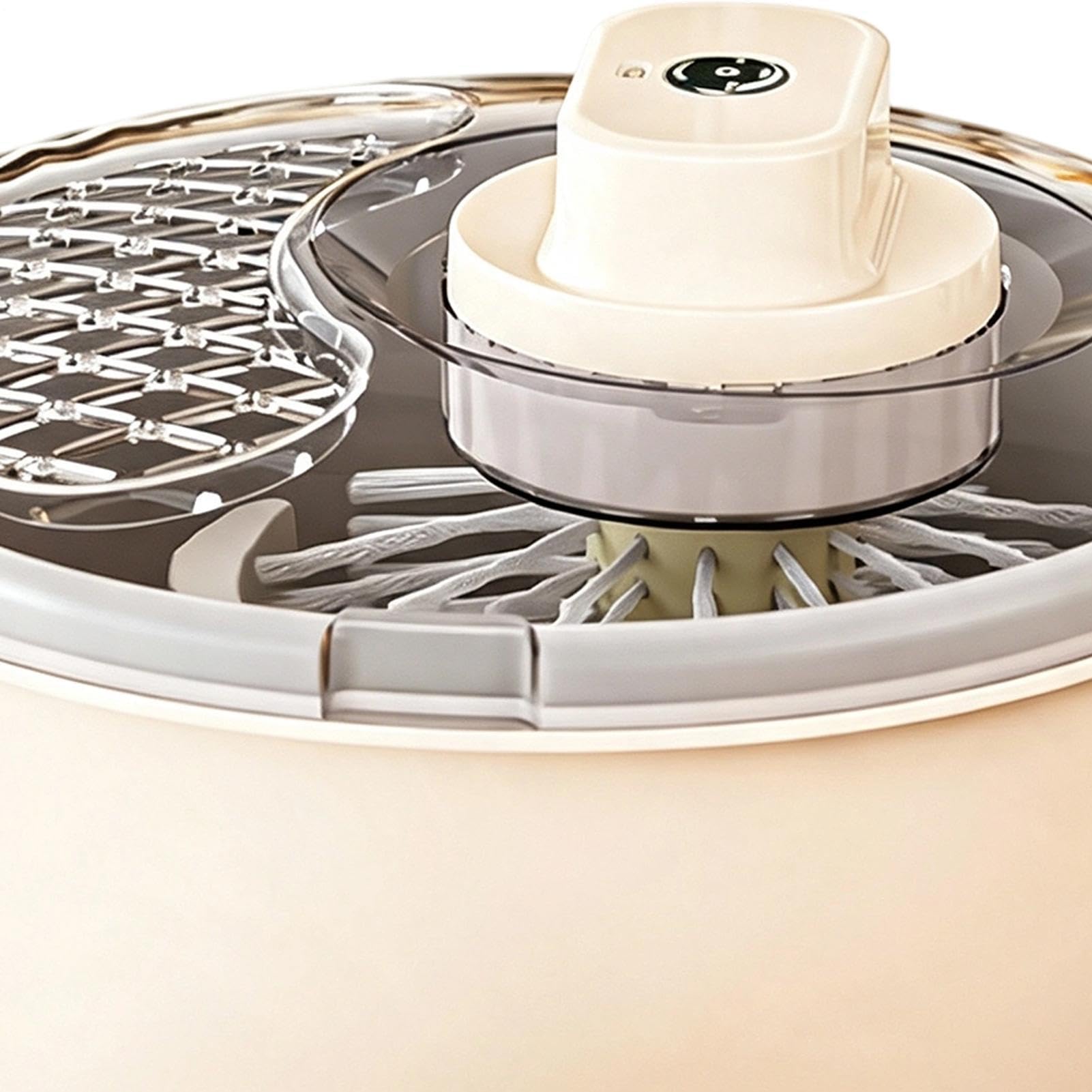 - & wascher Elektrischer - und -Wasch-Trockner | Elektrische Salatschleuder Für Salat Kopfsalat Beeren Spinat Essensvorbereitung Zuhause Küche Restaurant