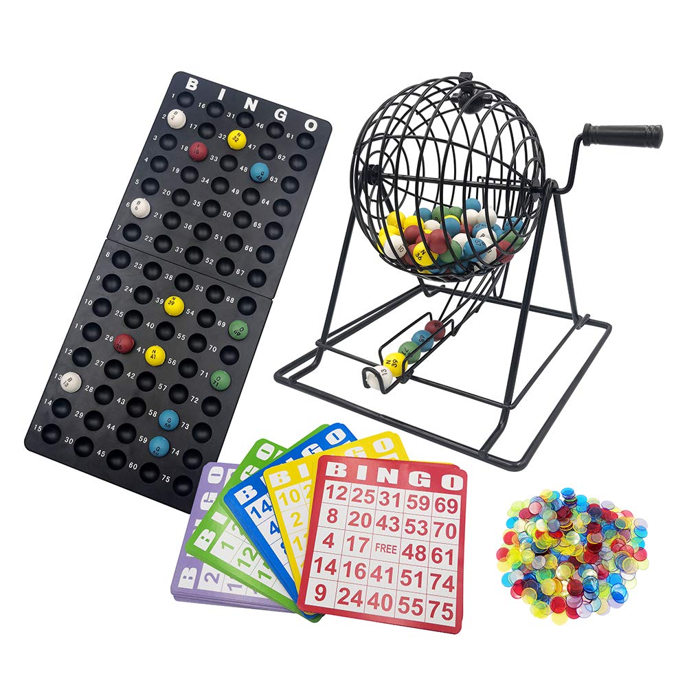 Buy Yuanhe Deluxe Bingo Cage Game Set 6 Inch Metal Cage with Plastic