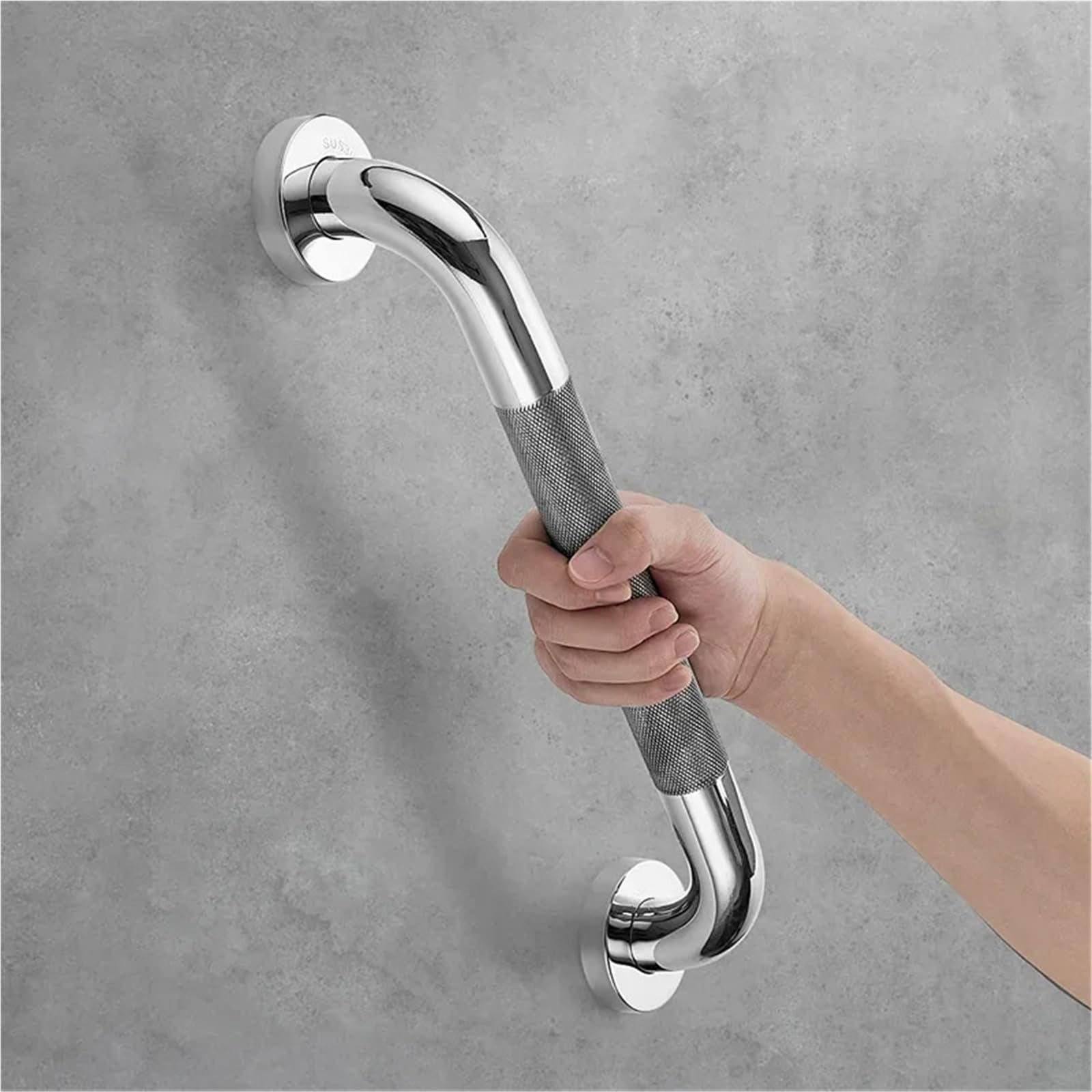 Barras de Apoyo para baños Toallero de Seguridad para Ducha, Antideslizante, de Acero Inoxidable, 300/400/500 mm, para baño, bañera e Inodoro Tirador de baño(FS-30cm)
