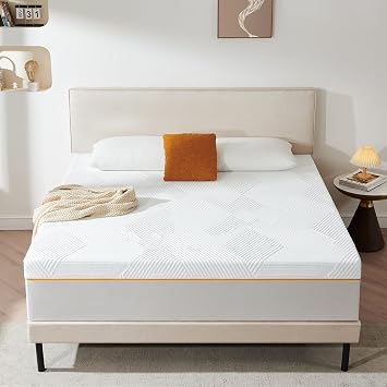 Double mattresses, Double Memory Foam Mattress, High-Density, Hypoallergenic and Breathable Medium firm mattress, Mattress in a box 135 190 20cm