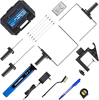 RONGTER 4-in-1 Hot Wire Foam Cutter Kit - 15W Electric Styrofoam Cutting Tool with Heated Blades & Case for Crafts