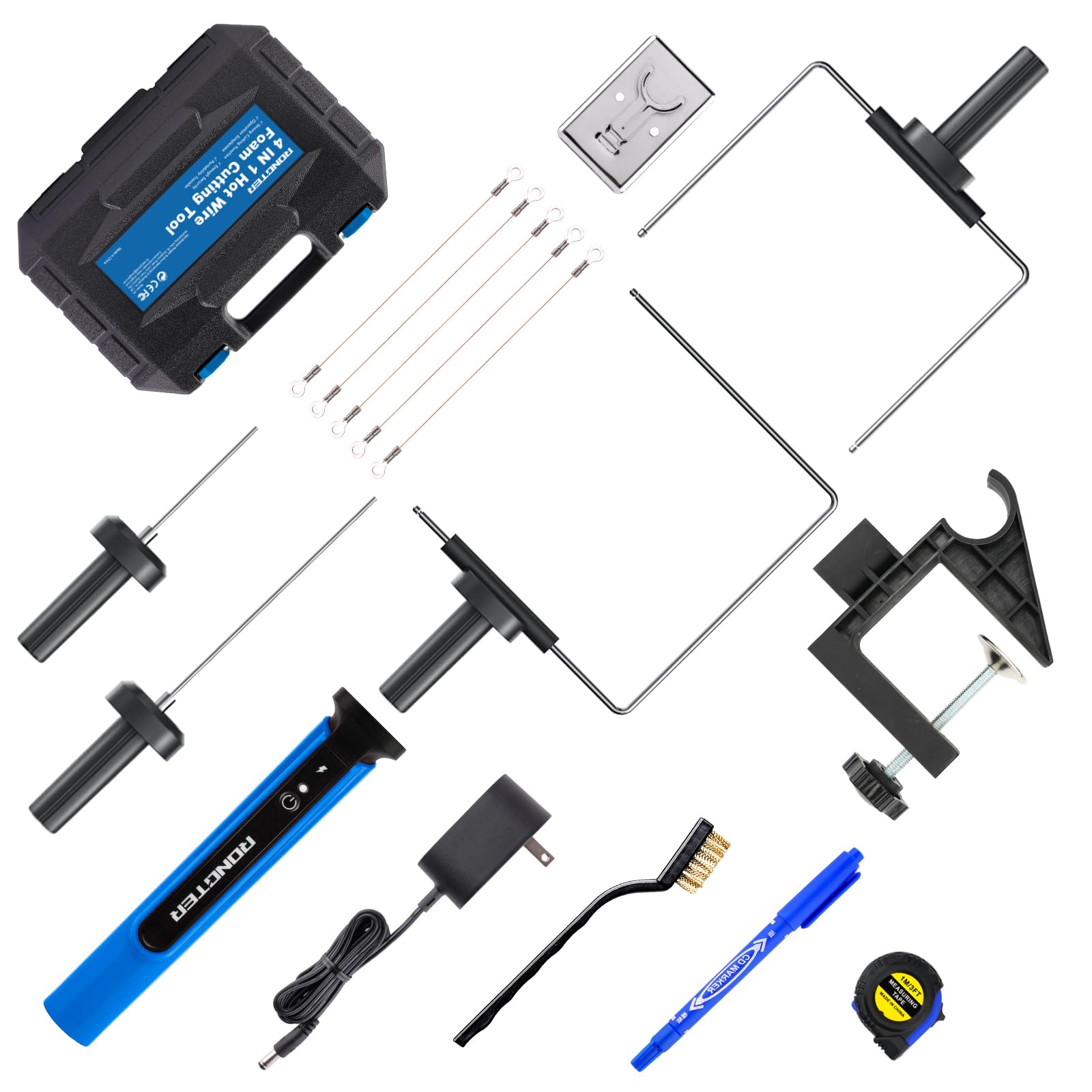 4-in-1 Hot Wire Foam Cutter Kit Hot Knife Cutting Tool