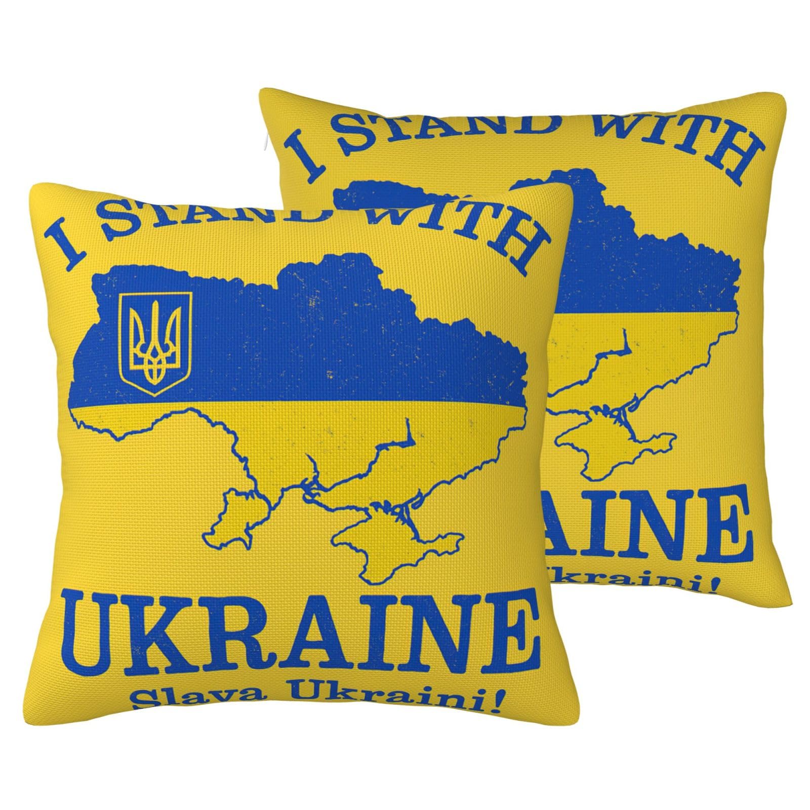 Housse de coussin en lin Ukraine pour rénover la décoration de votre canapé
