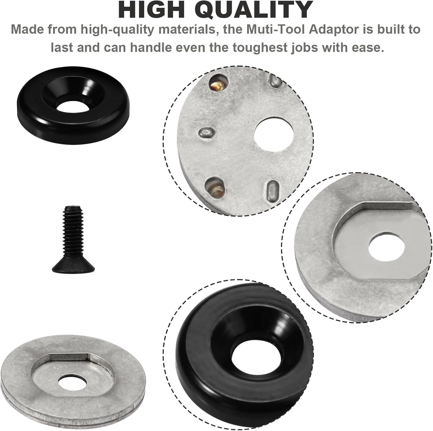 48-90-0000 Muti-Tool Universal Adaptor | Replacement for DEWALT and Porter Cable and BLACK & DECKER Muti-Tool Adaptor
