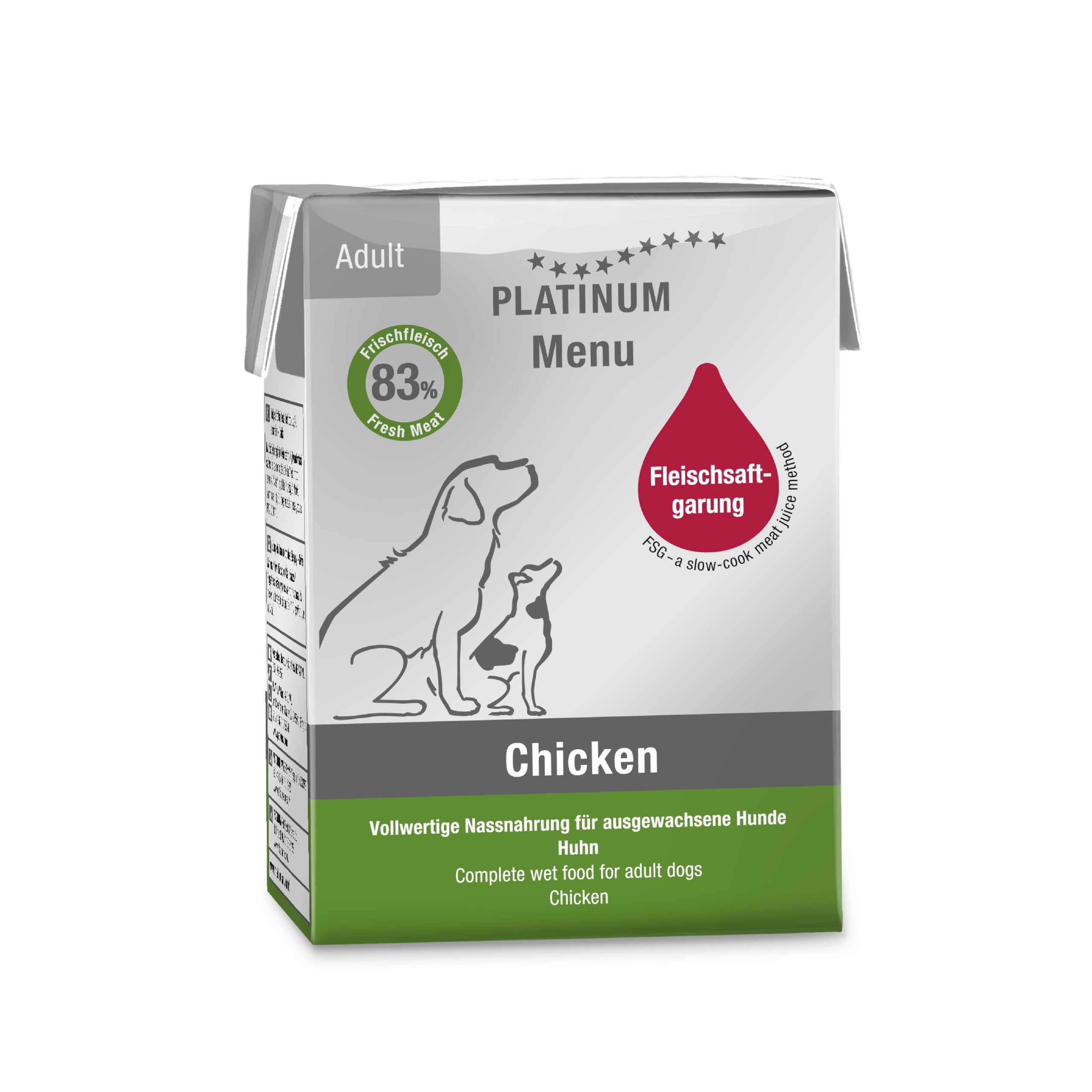 Platinum Tavuklu Yaş Köpek Maması 375 gr