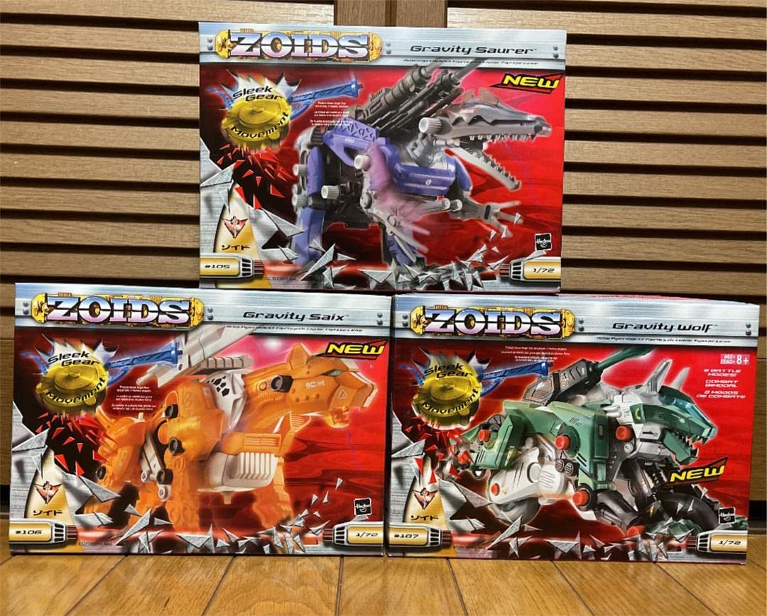 Amazon.co.jp: ハズブロ版ゾイドグラビティザウラー、サイクス、ウルフ  