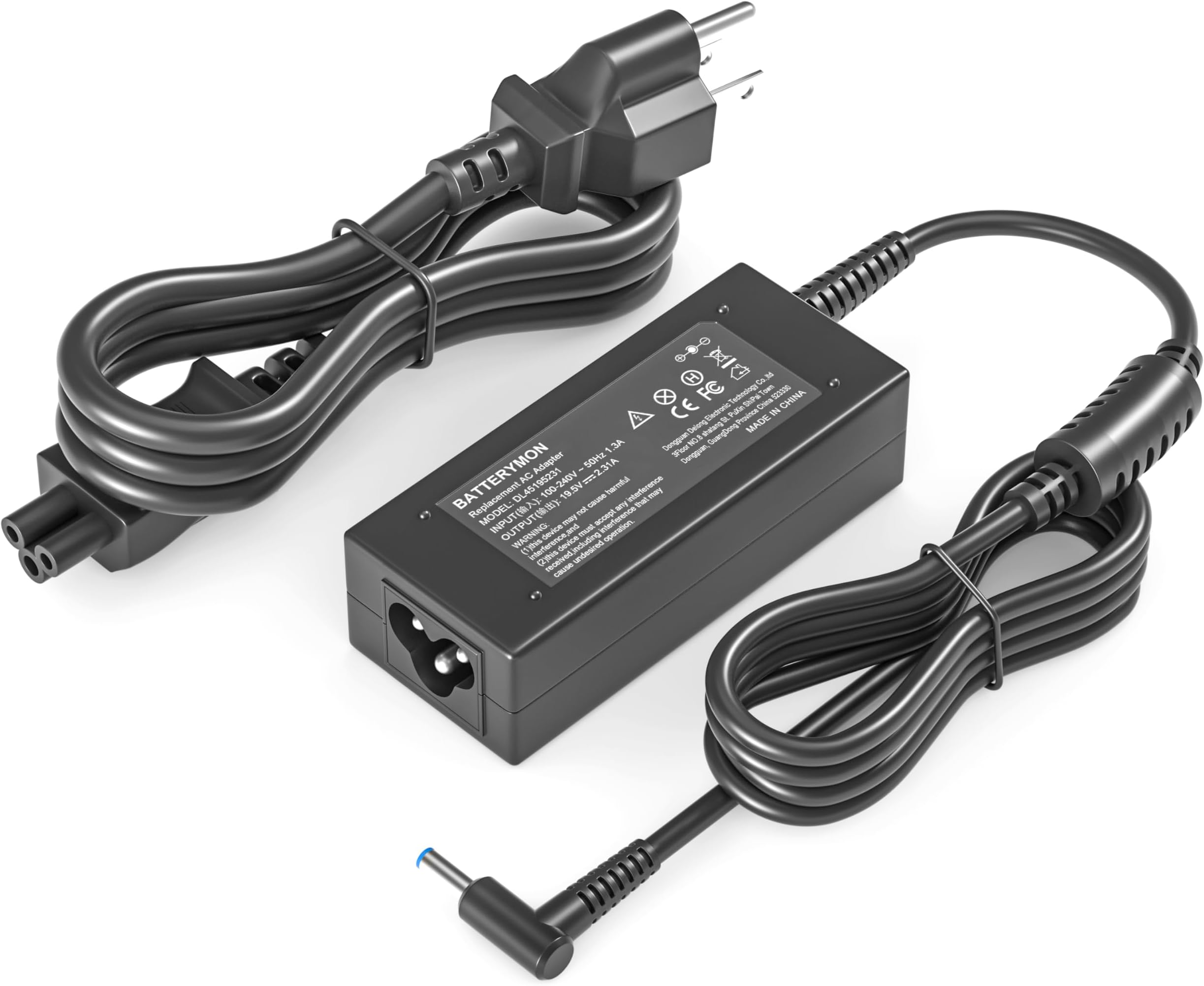 45W 19.5V 2.31A Power Cord for HP Pavilion 15-bs 15-bs1xx 15-bs234wm 15-bs033cl 15-bs234wm 15-bs134wm 15-bs070wm 15-bs212wm 15-bs289wm 15-bs168cl 15-bso12ds 15-bs113dx 15-bs045nr 15-bs062st 15-bs038cl