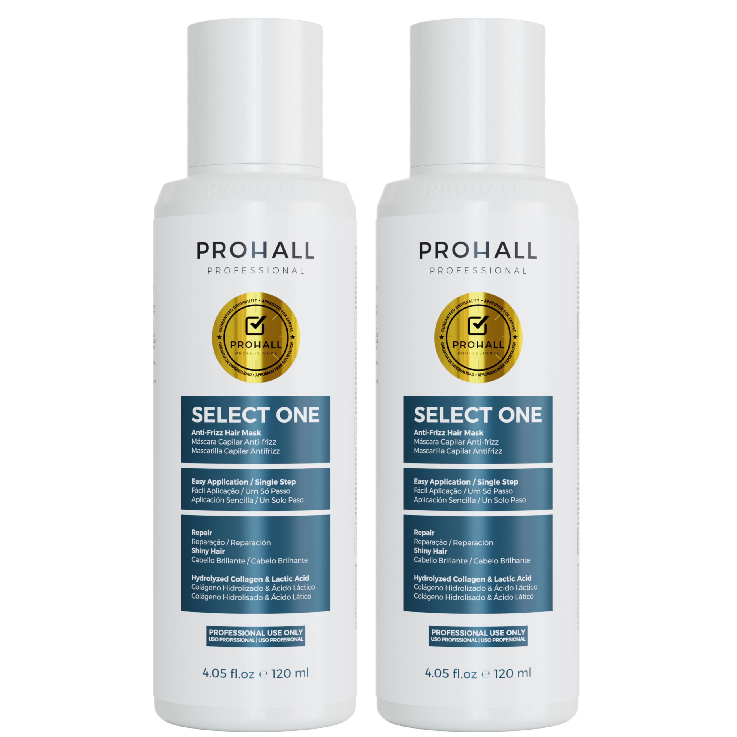 Brazilian Keratin Treatment Blowout Complex-PROHALL SELECT ONE 4.05 oz-Formaldehyde Free Keratin Hair Treatment-Queratina Brasileña Keratina Para
