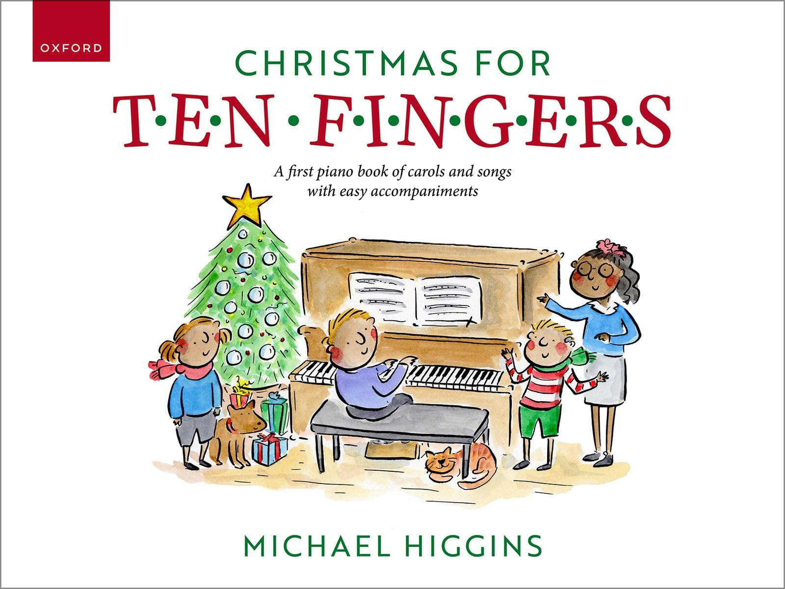 Christmas for Ten Fingers: A first piano book of easy carols and songs with easy accompaniments (Piano Time)