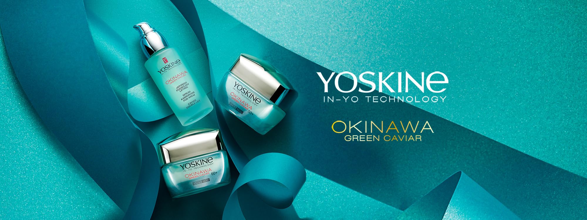 Yoskine Okinawa zielony kawior na dzień krem na noc 70+ Anti-Aging nawilżający 50 ml