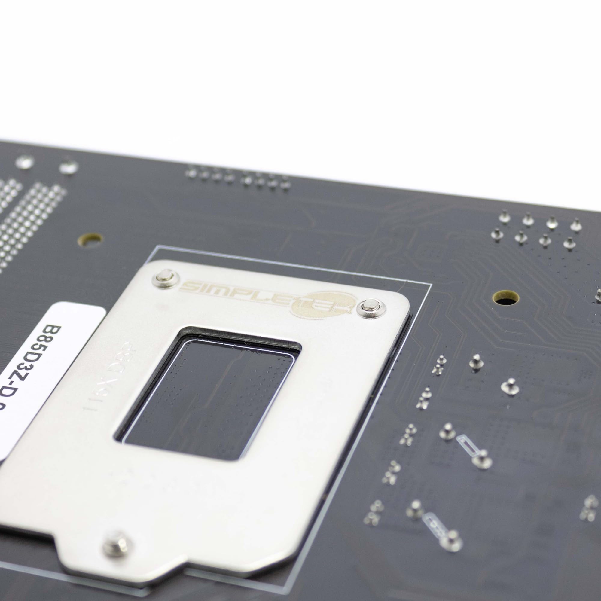 Simpletek - Scheda Madre Micro - ATX LGA 1150 B85 DDR3 M2 SATA PCIe NVMe Compatibili con Processori di 4° Gen | Slot HDMI DVI-I