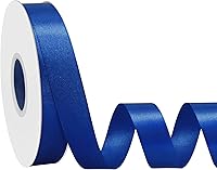 Vista 149 de Cinta de satén rosa polvoriento de doble cara, 3/8 pulgadas x 50 yardas, cintas de poliéster rosa polvoriento para envolver regalos, cinta de tela