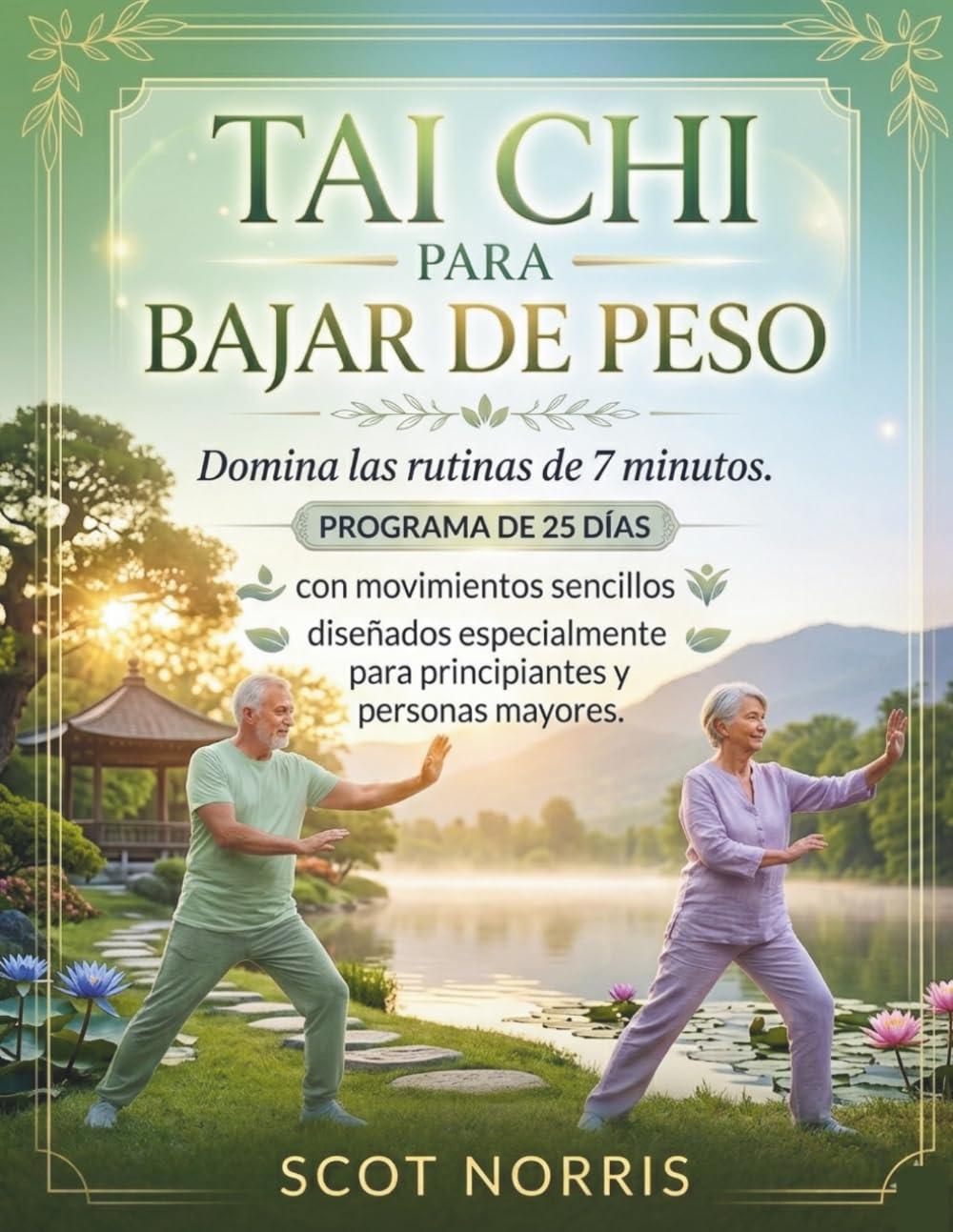 Tai Chi para bajar de peso: Domina las rutinas de 7 minutos. Un programa de 25 días con movimientos sencillos diseñados especialmente para principiantes y personas mayores.