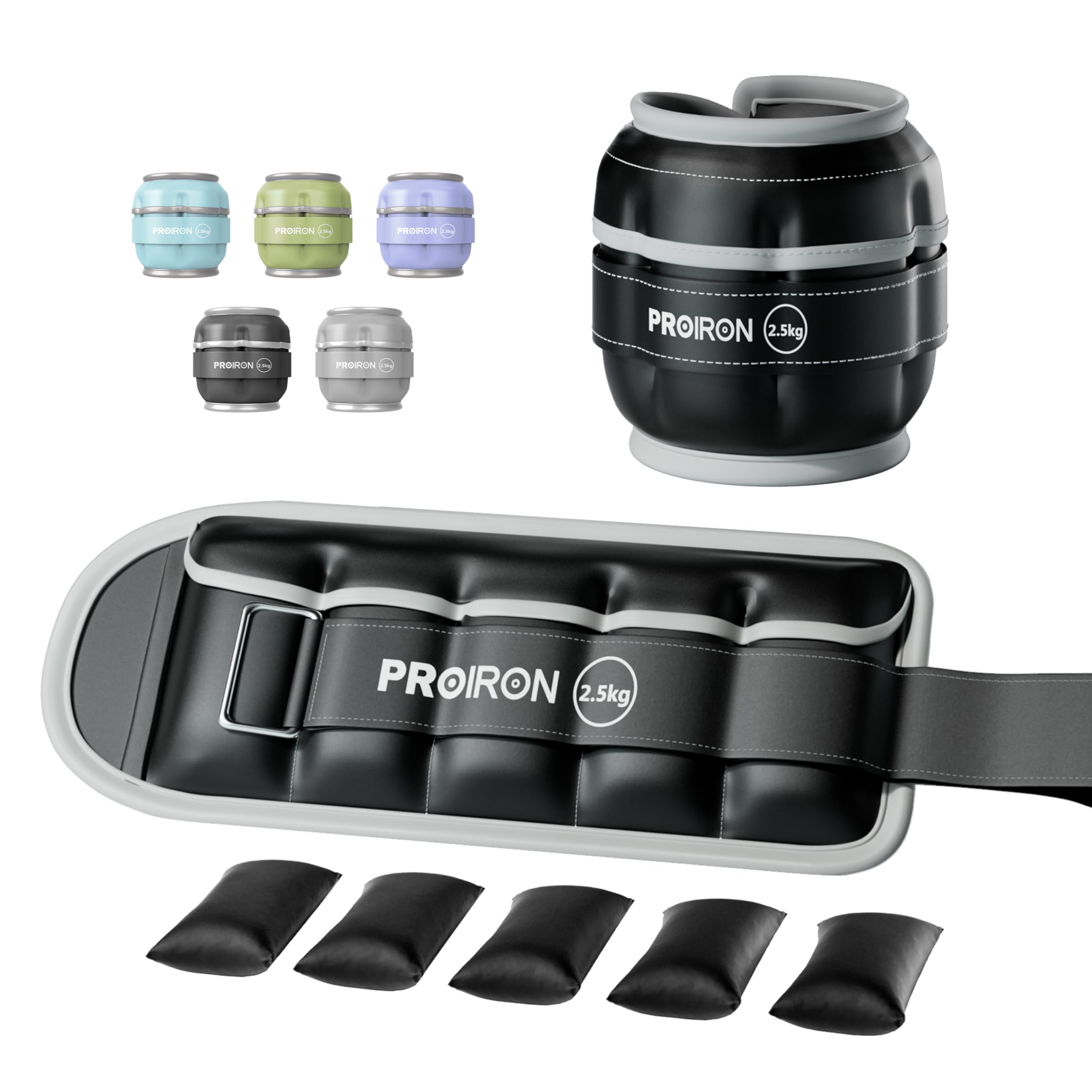 PROIRON Adjustable Ankle Weights