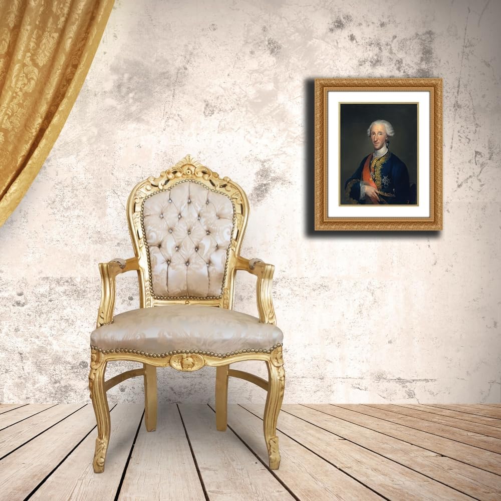 ArtDirect Portrait of Don Luis de Borbón, Infante of Spain (1769) Custom Framed Art Print Giclee Print or Canvas Options with Various Sizes and Customization by Anton Raphael Mengs