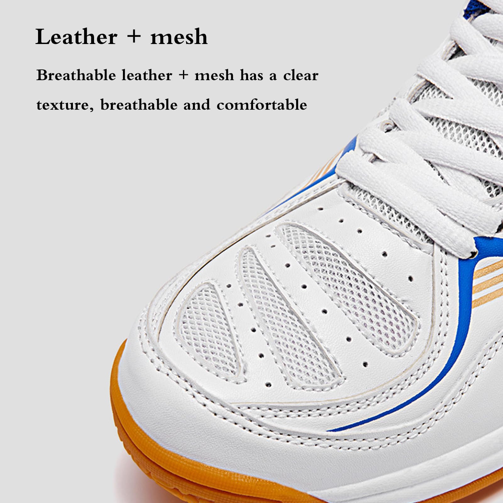 Chaussure Badminton Homme,Chaussures De Tennis De Badminton,Chaussures Squash Et Badminton,D'EntraîNement en Cour D'IntéRieur,Anti-Slip LéGer,pour Badminton,Tennis De Table,Squash