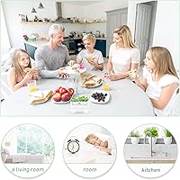 Vista 7 de HANABASS Macetero de piano creativo para suculentas, mini contenedores de plantas de cemento para la oficina en casa, 1 unidad (blanco)