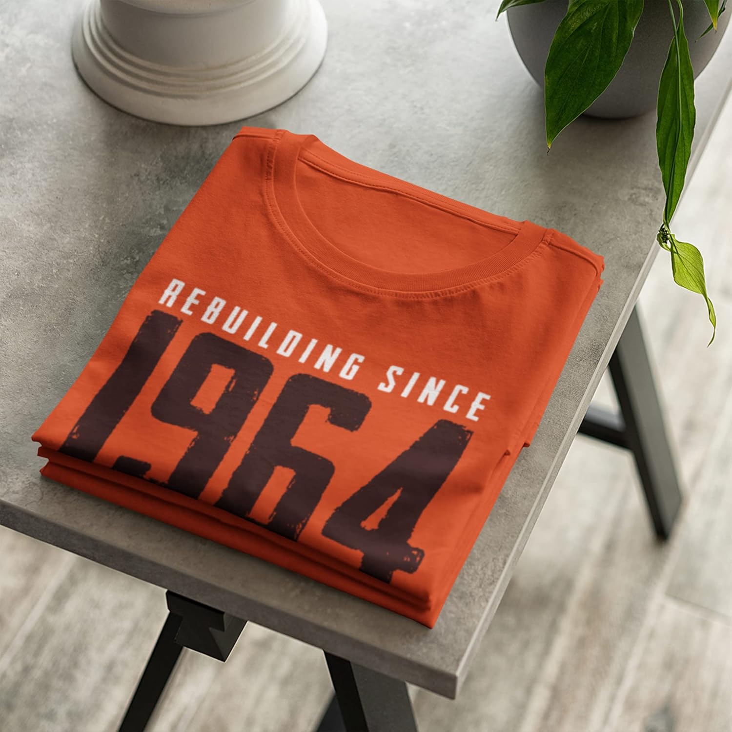 Rebuilding Since 1964 Cleveland Football Fans Classic Dri-Power T-Shirt X-Large Burnt Orange