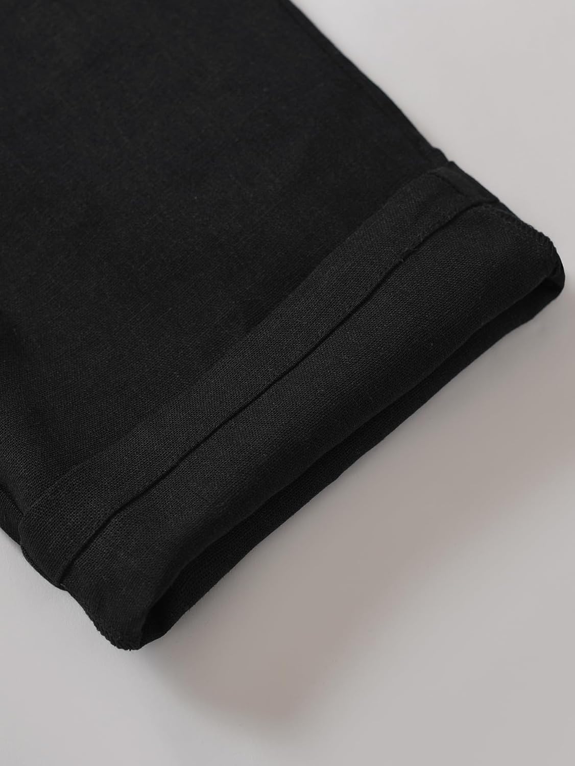 Weintee Women's Petite Linen Pants with Pockets for Summer - Image 4