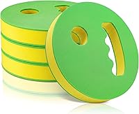 Vista 14 de Hungdao Juego de 4 discos de ejercicio acuático para piscina, juego de ejercicios de espuma EVA, equipo aeróbico para adultos, resistencia