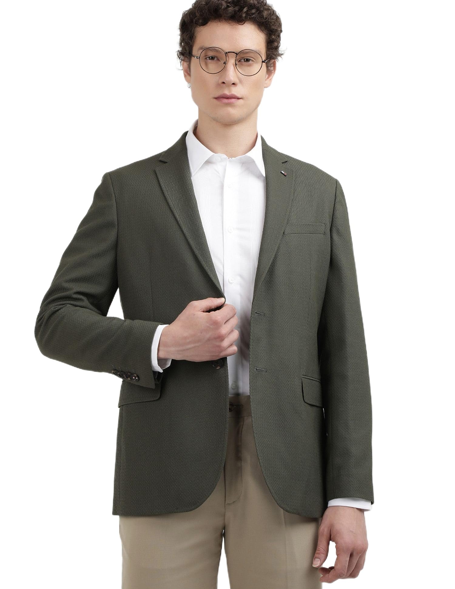 Mens Red Color Blazer Regular