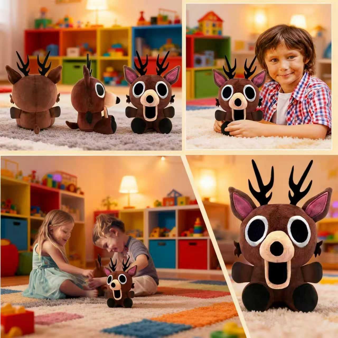 Peluche De 99 Noches En El Bosque De 25 Cm, Suave Y De Algodón PP, Decorativo Y Como Regalo Para Niños Y Fans Del Juego