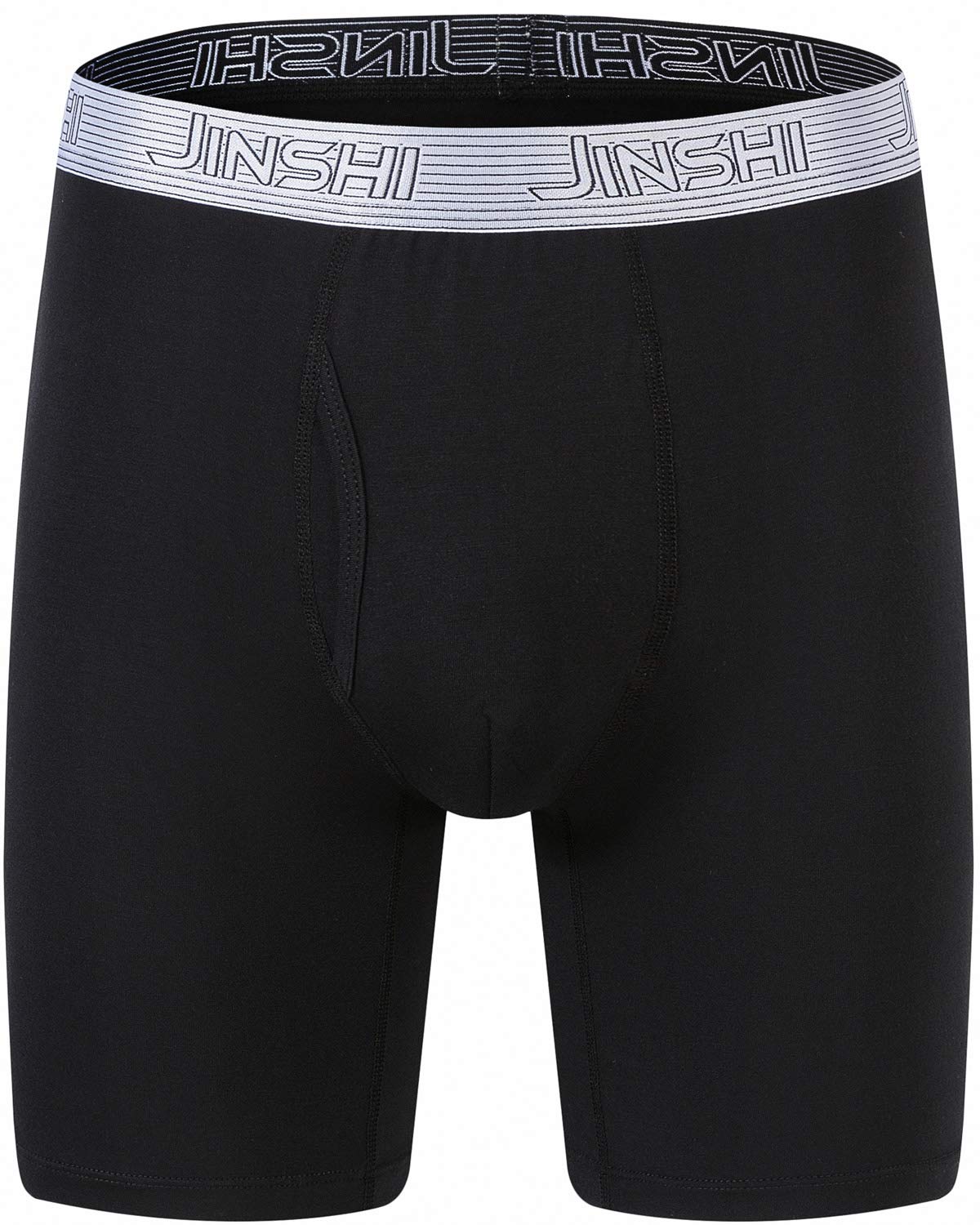 JINSHI Bóxer de Bambú Largos Calzoncillos Cómodos