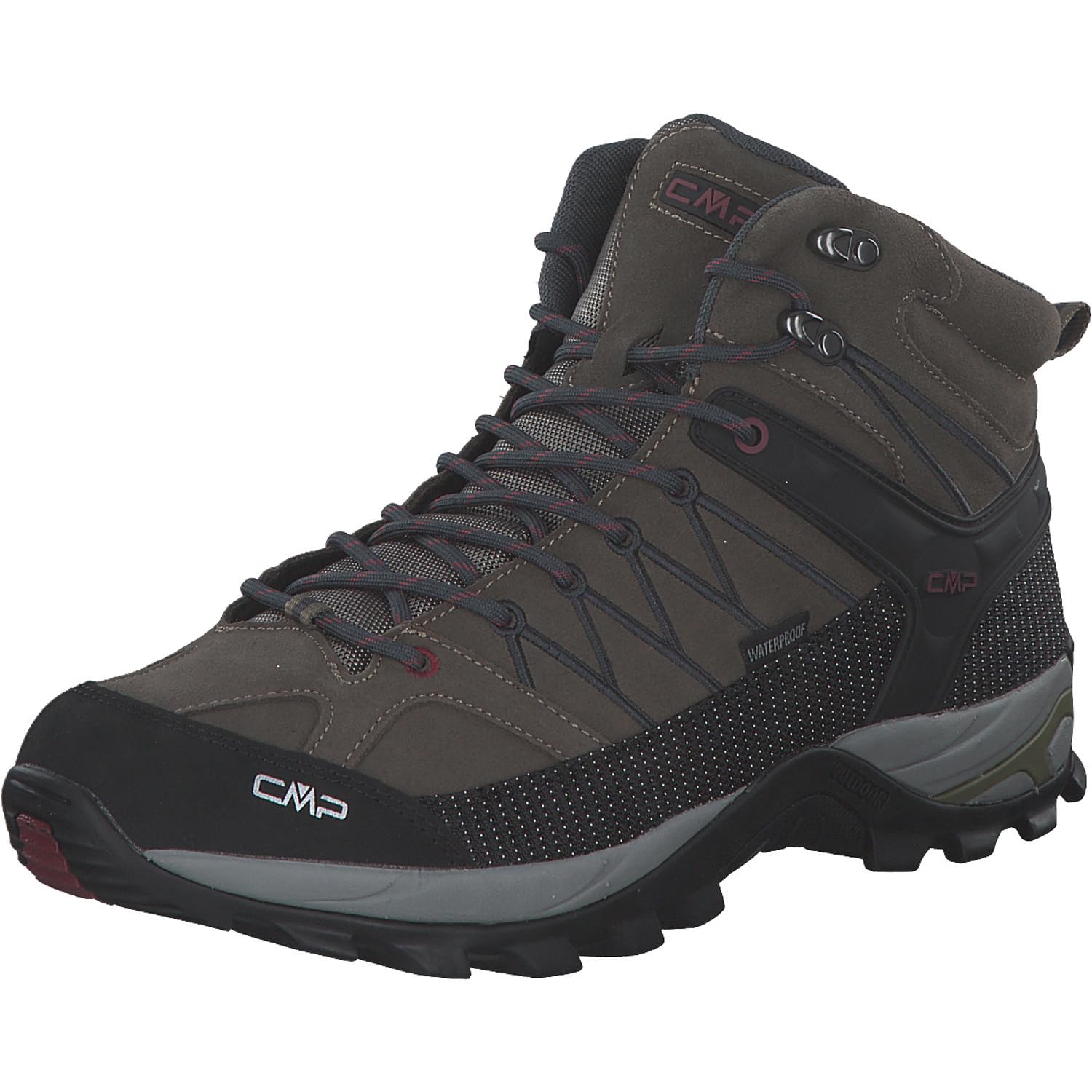 CMP Men's Rigel Mid Trekking Shoe Wp Trekking Shoes, Beige Torba Antracite 02pd, 12 UK