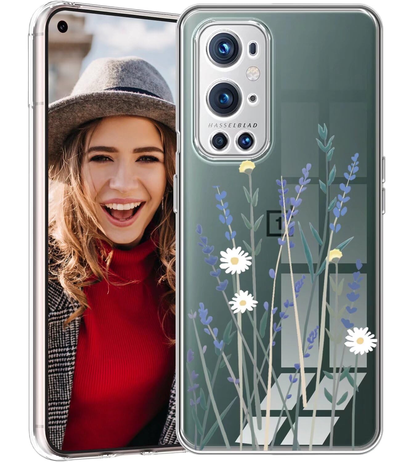 REY Cover In Gel TPU Trasparente Per ONEPLUS 9 PRO, Ultra Sottile 0,33 Mm, Morbido Flessibile, Custodia Silicone - Foto 12