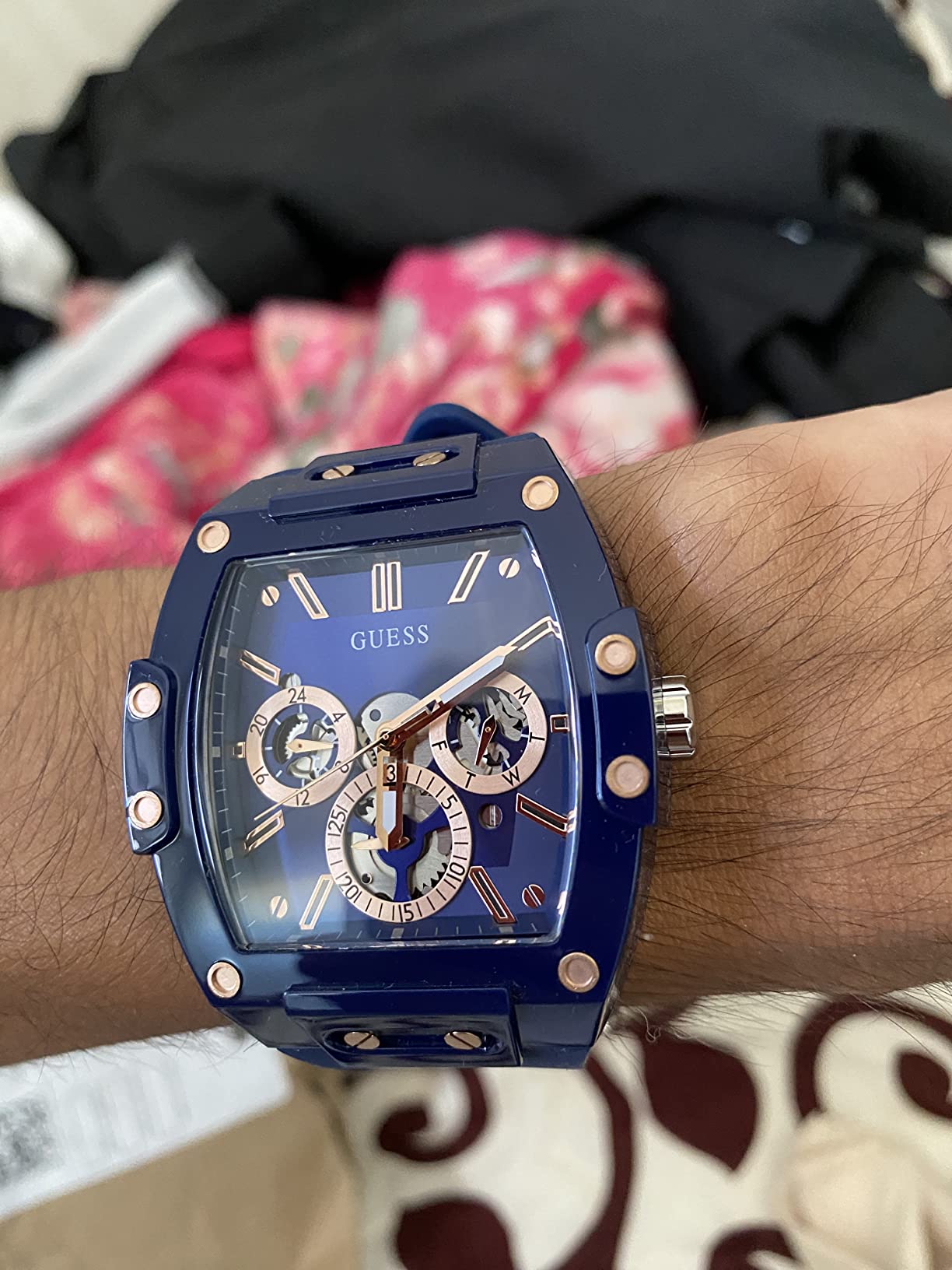 Relógio Guess masculino estilo casual luxo