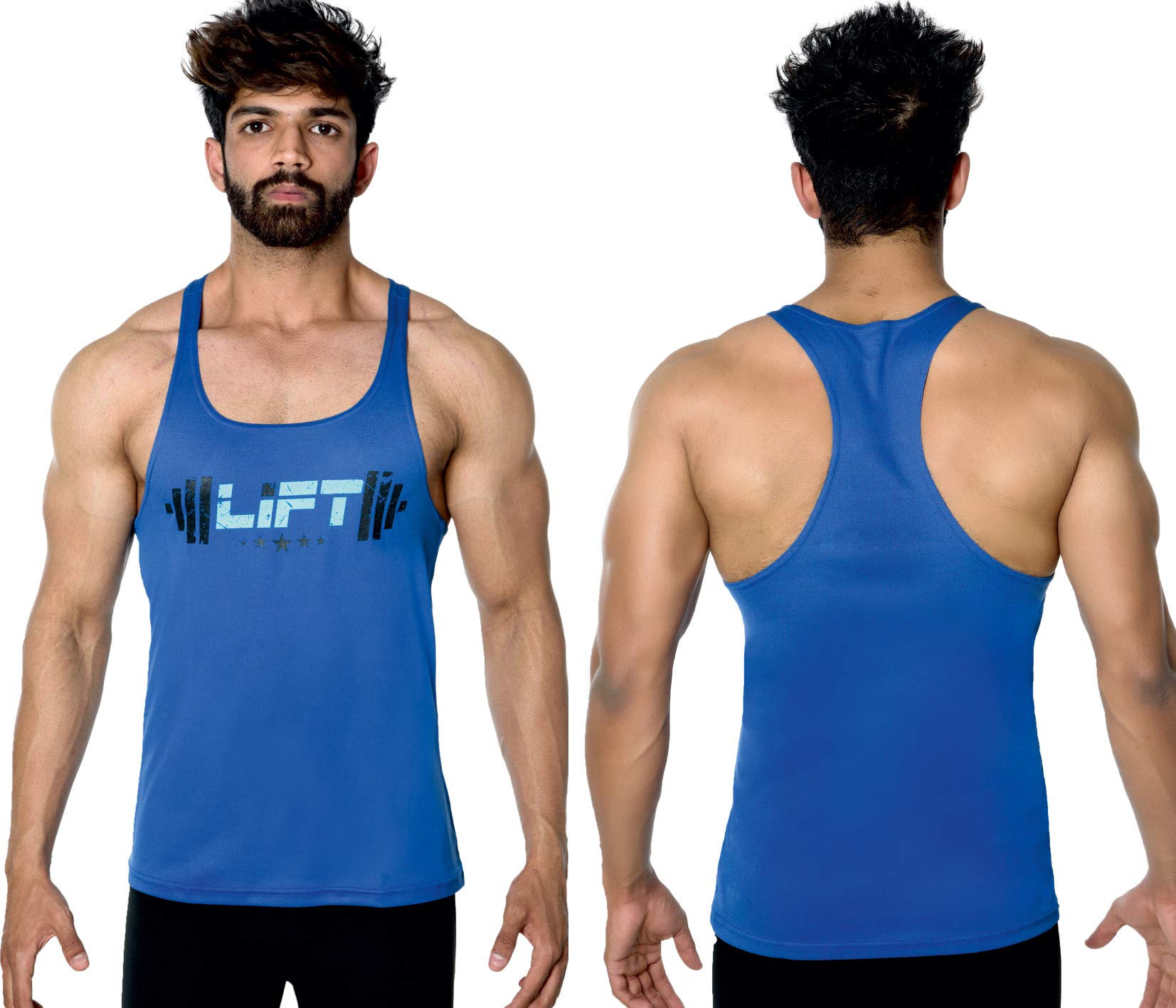 kd Men's Solid Slim Fit Exercise & Fitness-picture-46