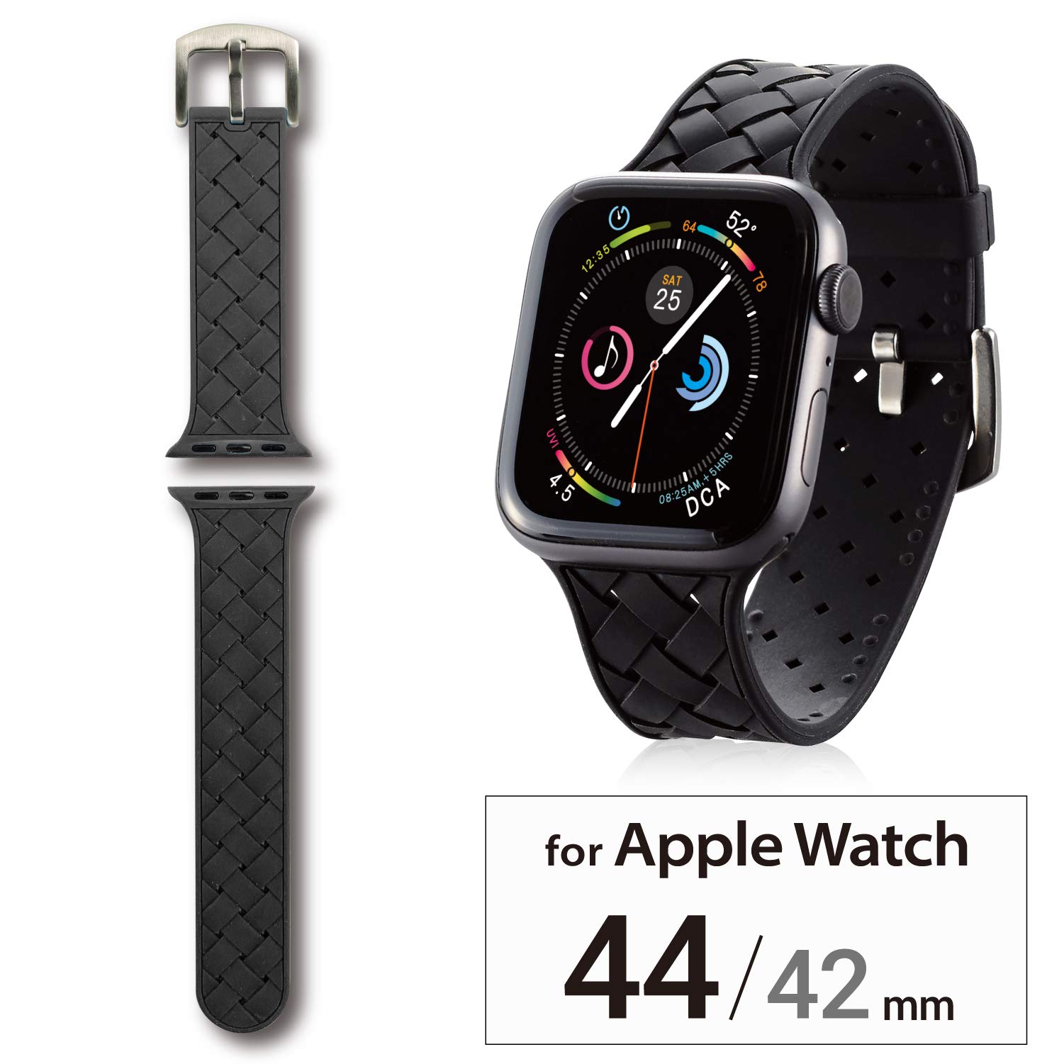 Amazon.co.jp: エレコム Apple Watch バンド 44mm/42mm シリコン  
