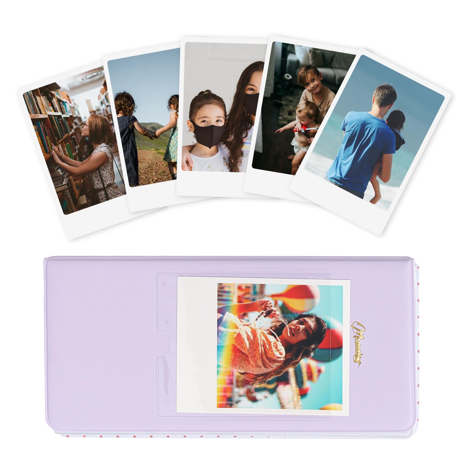VOVMOEYA 64 Pocket Photo Album for Fujifilm Instax Wide 400/300/210