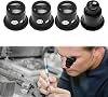 Jewellery Magnifying Glass,4PCS Jewelers Loupe,Professional Jewellers Magnifying Glass 5X 10X 15X 20X,Jewelers Magnifying Glass,Watch Jewelry Diamond Coin Gem by Jewellers Loupe.