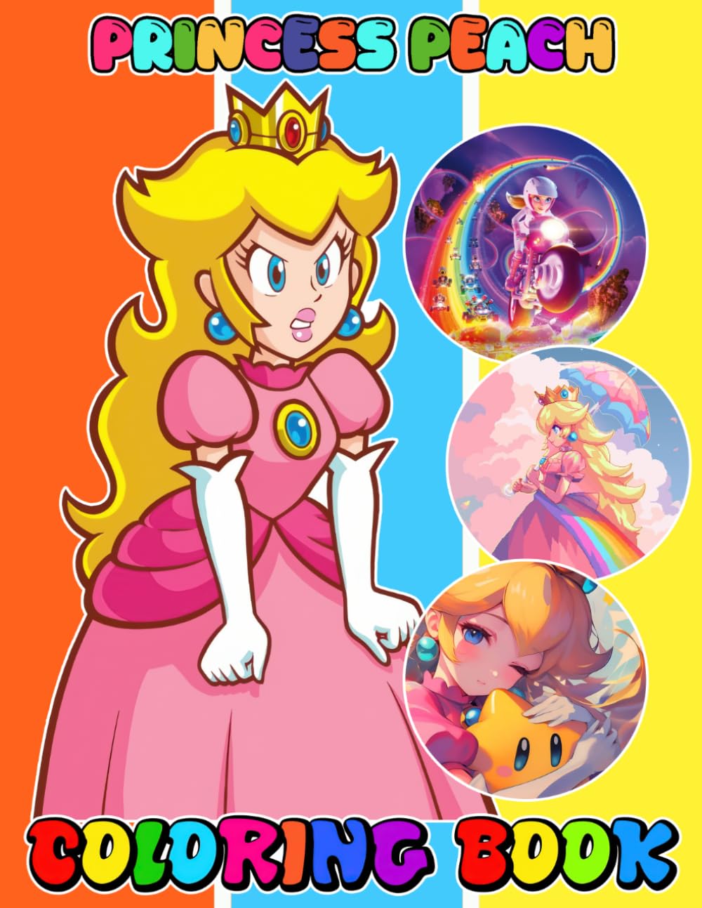 Prin-cess Coloring Book for Fan Teens Girls Boys Kids Students: A Jumbo Coloring for Kids Ages 4-7,8-12, Girls, and Adults | With +50 High Quality Coloring Pages