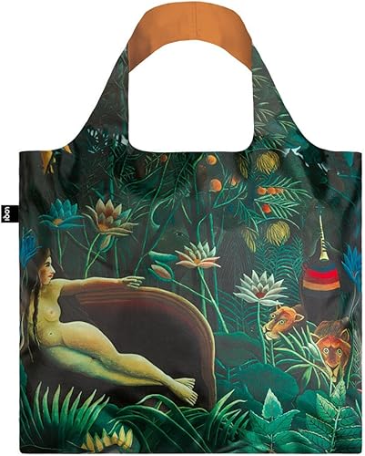 LOQI Museum Henri Rousseau's the Dream - Bolsa de compras reutilizable, multicolor