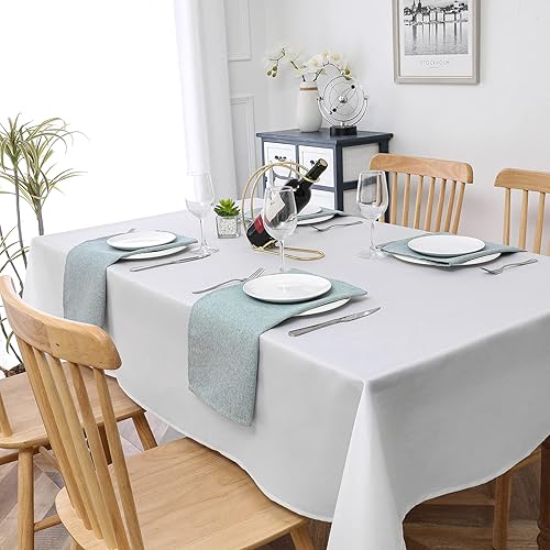 Miniatura 4 de H.VERSAILTEX Juego de 12 servilletas de tela texturizadas de lino (18 x 18 pulgadas), impermeables, extra suaves, gruesas, duraderas, reutilizables,